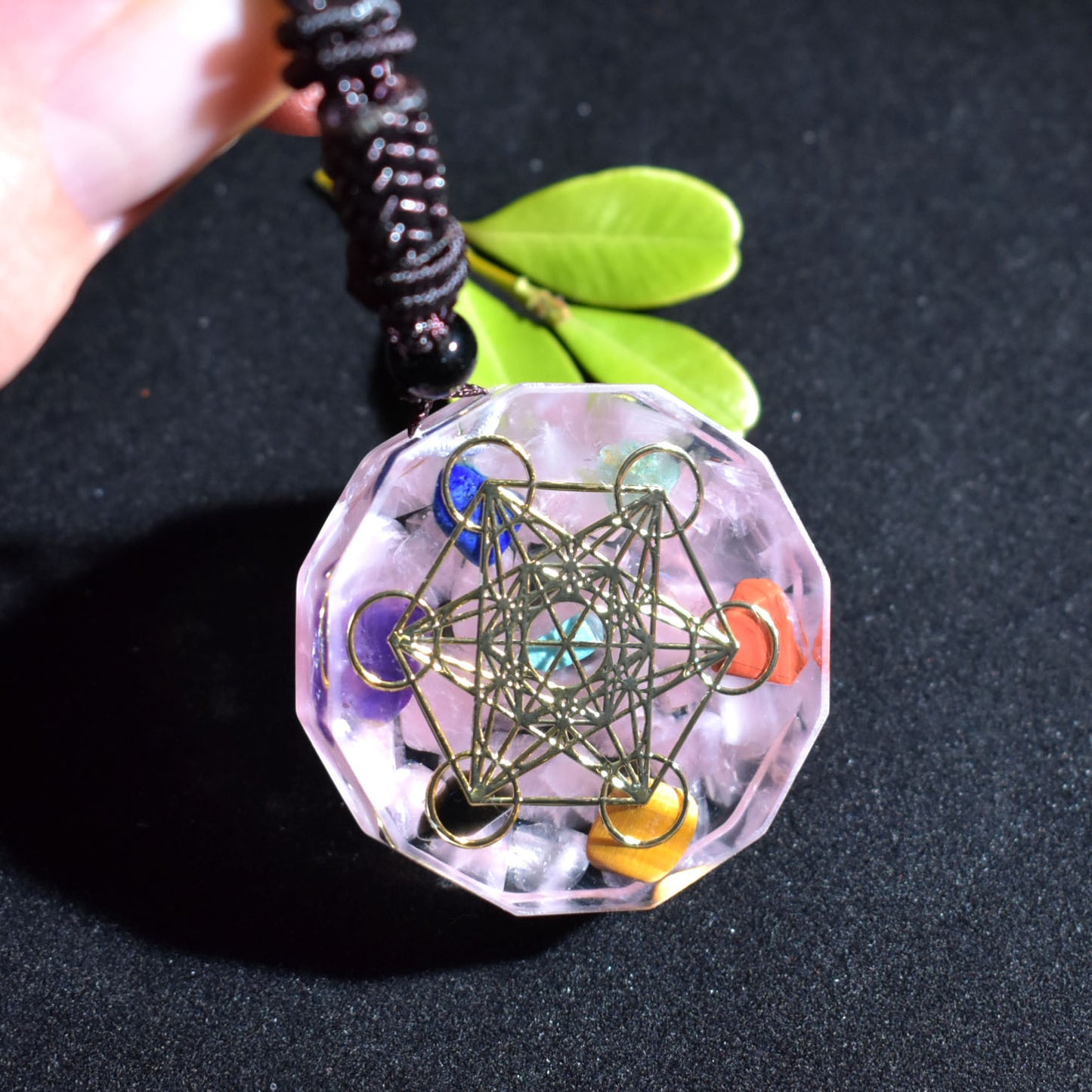 Reiki Healing Energy Orgonite Necklace