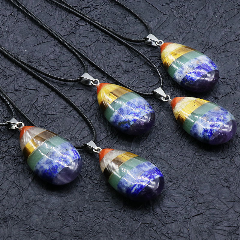 Seven Chakras Balance Healing Necklace