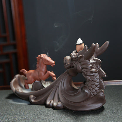 Longma Spiritual Backflow Incense Burner