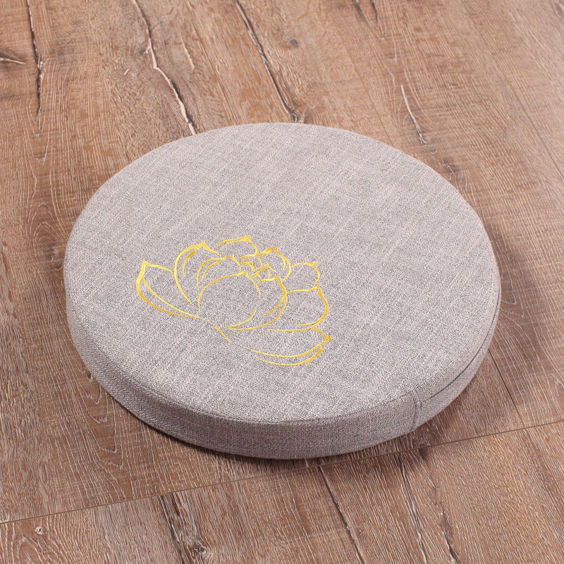 Embroidered Lotus Meditation Futon