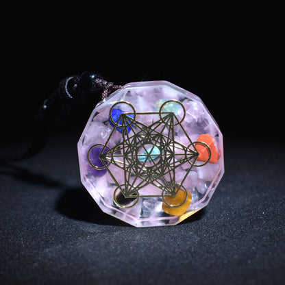 Reiki Healing Energy Orgonite Necklace