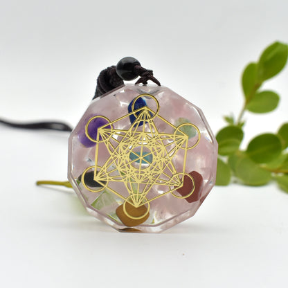 Reiki Healing Energy Orgonite Necklace