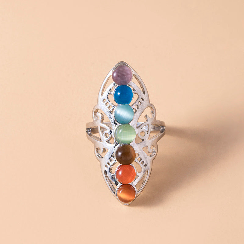 7 Chakra Stone Ring