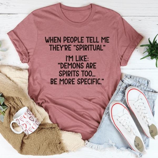 Spiritual People T Shirt