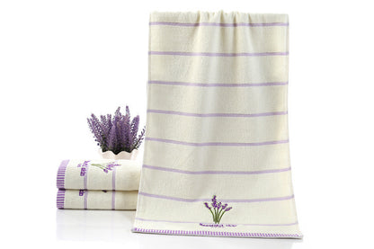 32 Strands Of Lavender Scented Cotton Towel