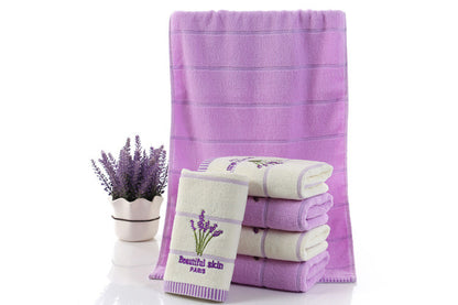 32 Strands Of Lavender Scented Cotton Towel