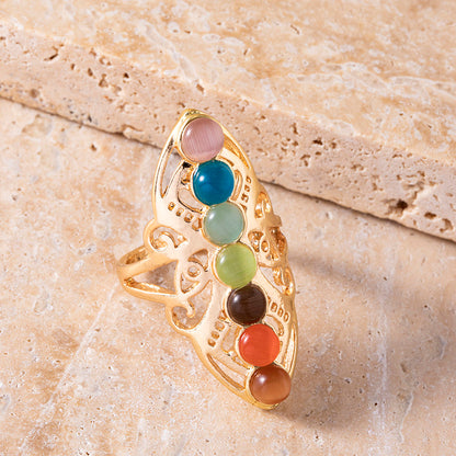 7 Chakra Stone Ring