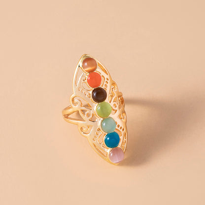 7 Chakra Stone Ring