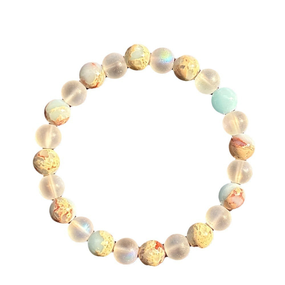 Frosted Colorful Crystal Bracelet