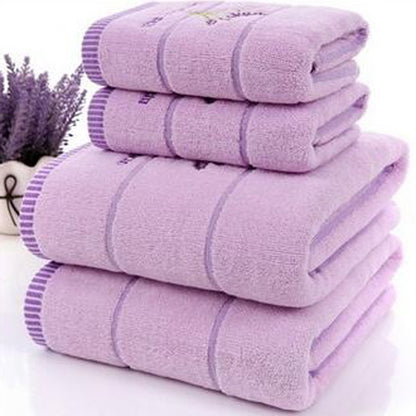 32 Strands Of Lavender Scented Cotton Towel